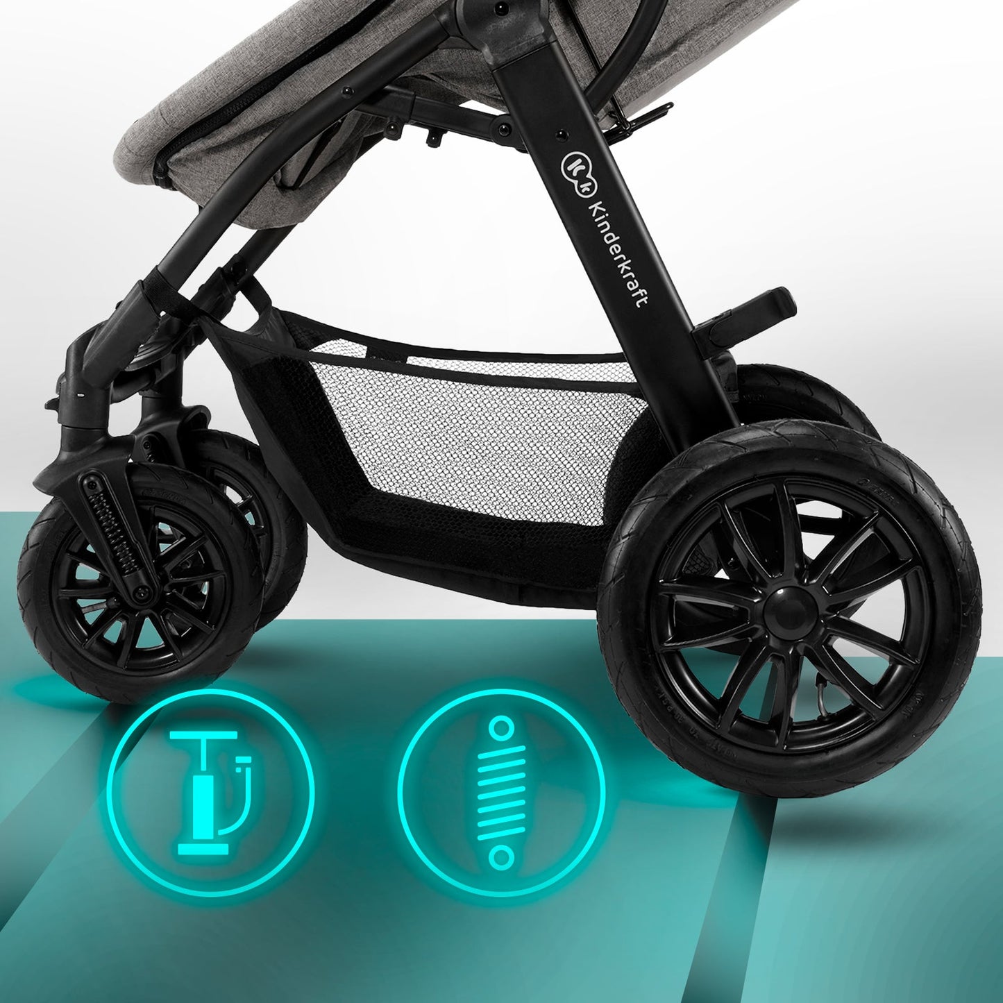 Kinderkraft Xmoov 3-In-1 Travel System Pushchair