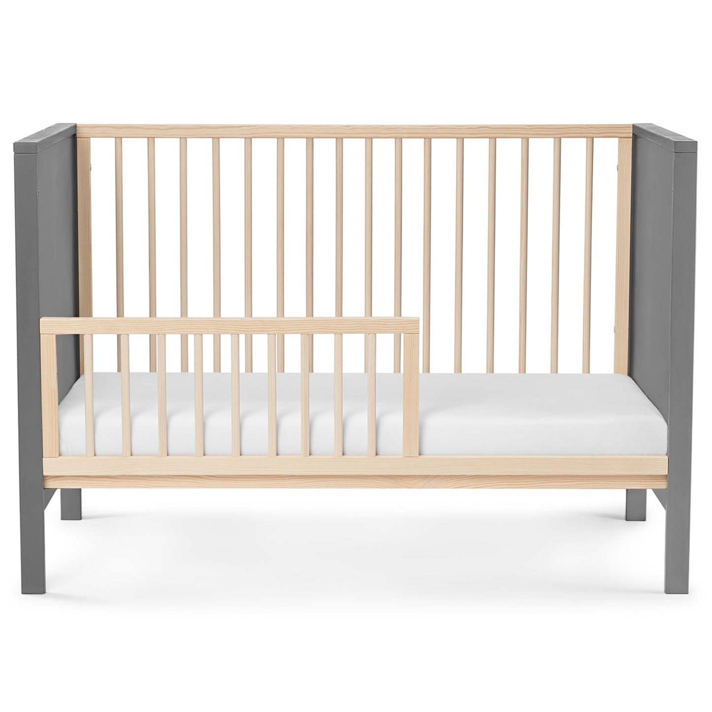 Kinderkraft MIA wooden cot with mattress