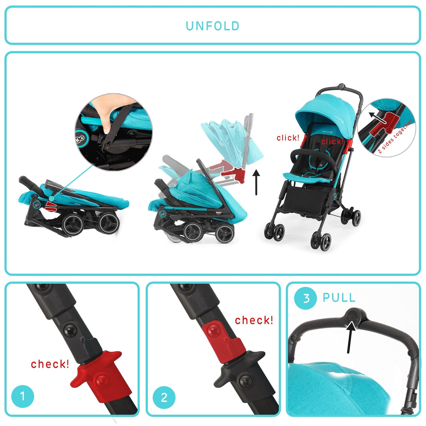 Kinderkraft MINI DOT – Pocket stroller