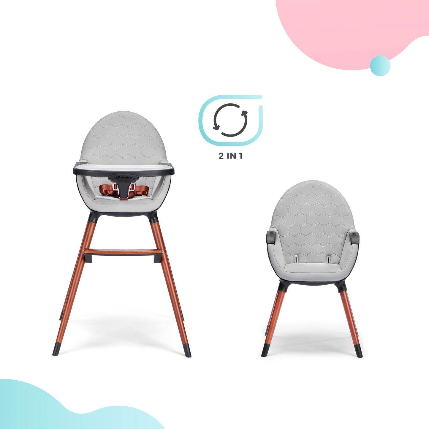 Kinderkraft FINIX 2-in-1 high chair