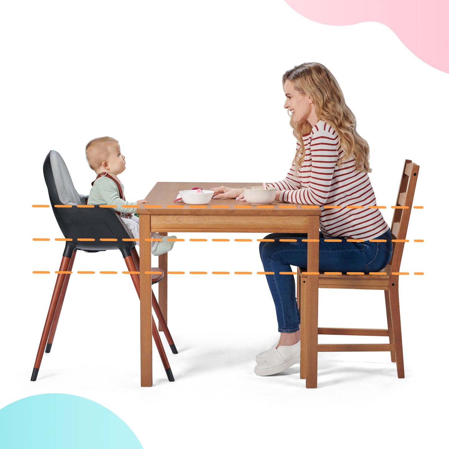 Kinderkraft FINIX 2-in-1 high chair