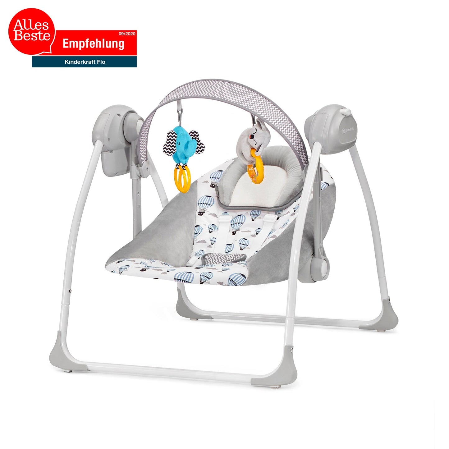 Kinderkraft  FLO 2 in 1 electric rocking chair