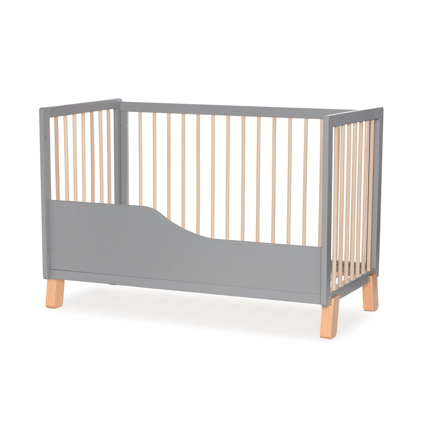 Kinderkraft LUNKY XL wooden cot