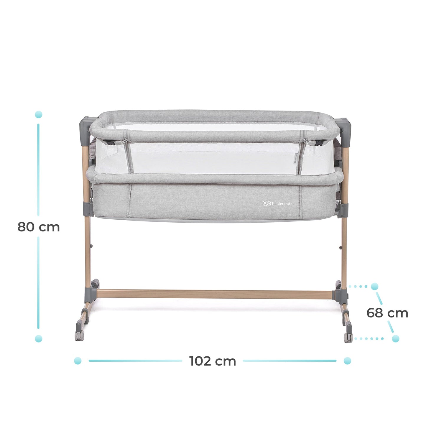 Kinderkraft 3-In-1 Neste Air Co-Sleeper Cot