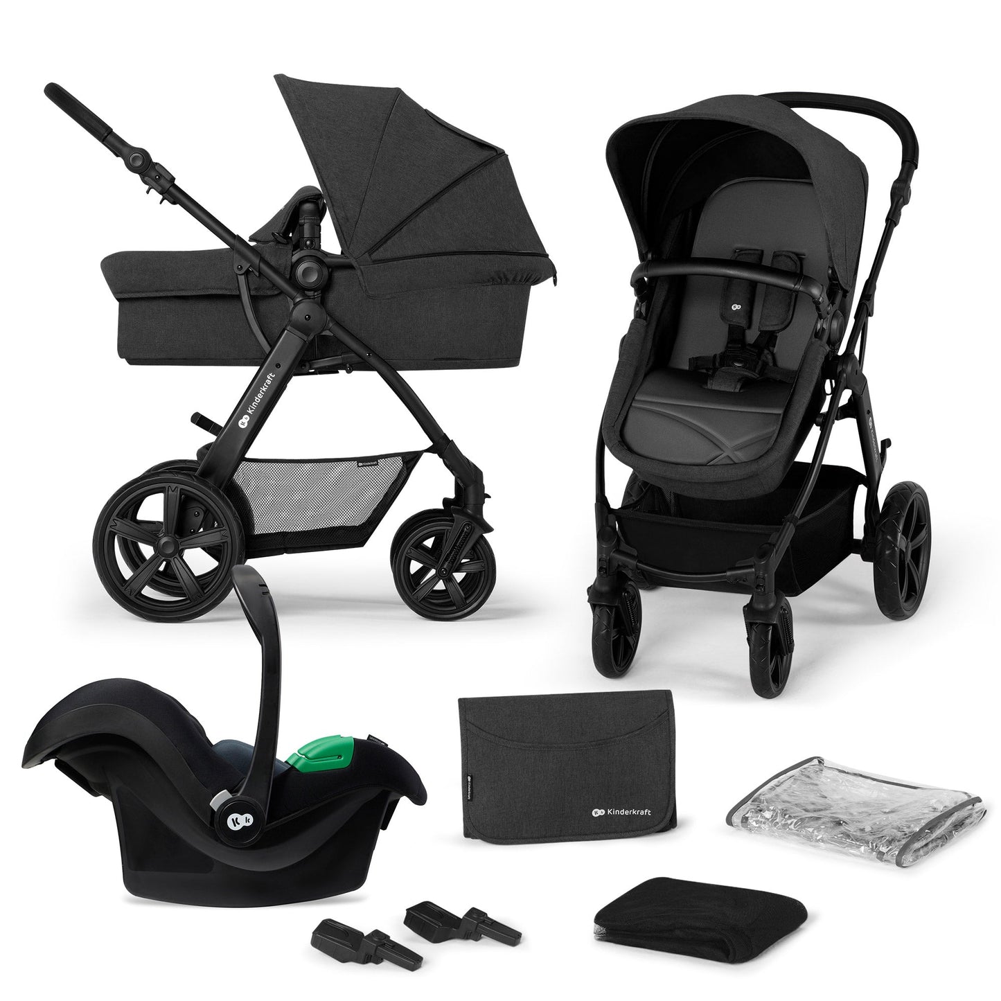 Kinderkraft Moov Ct 3-In-1 Pushchair