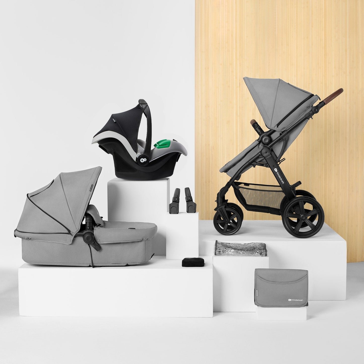 Kinderkraft Moov Ct 3-In-1 Pushchair