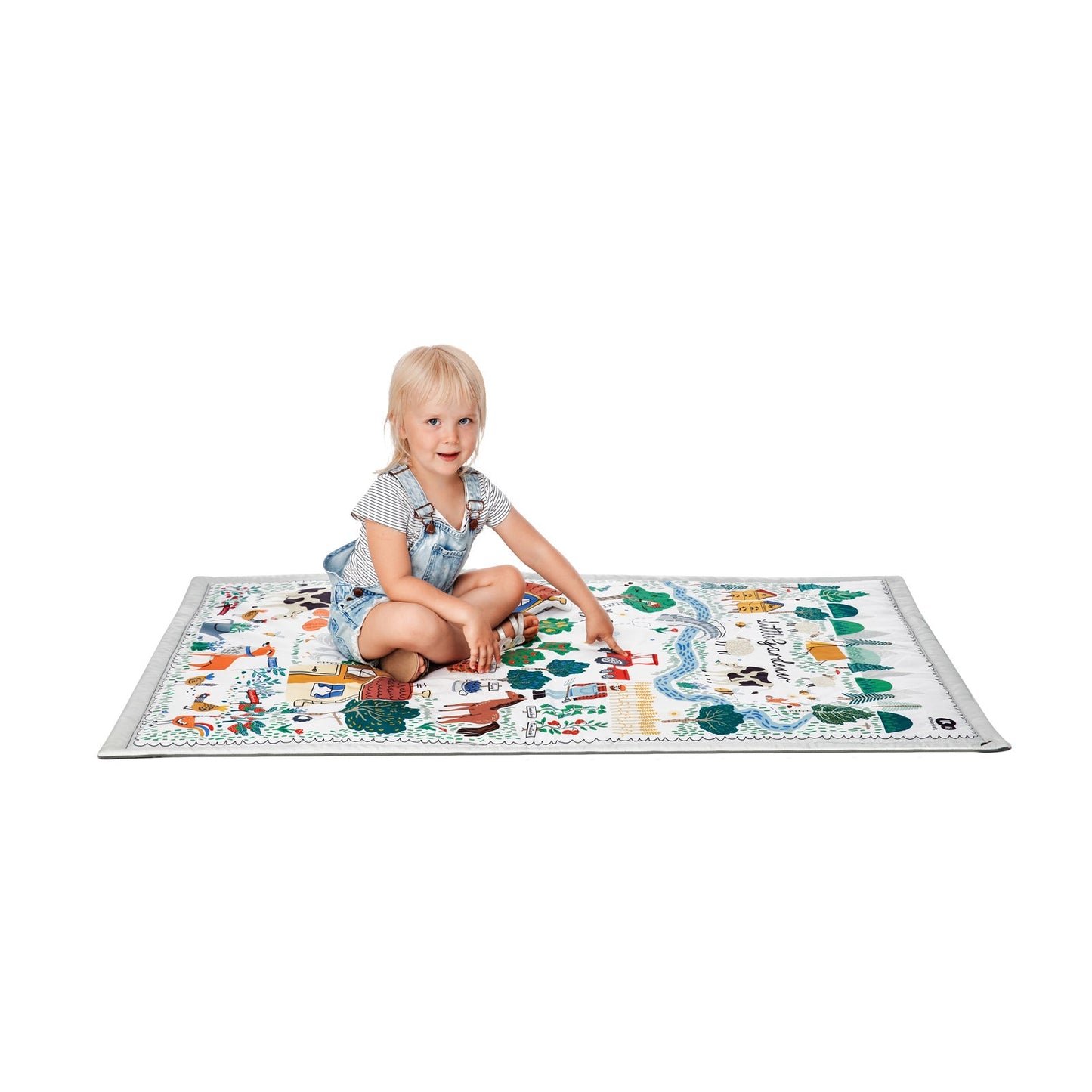 Kinderkraft Little Gardener 3-in-1 educational mat with teepee