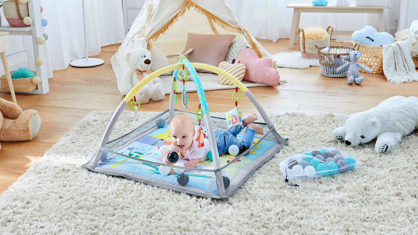 Kinderkraft Milyplay Interactive Educational Mat With Playpen Function