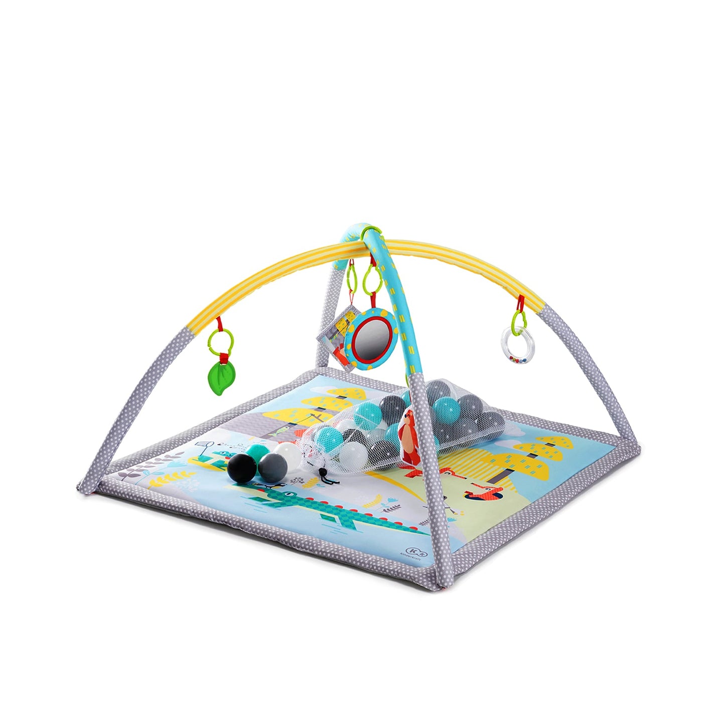 Kinderkraft Milyplay Interactive Educational Mat With Playpen Function