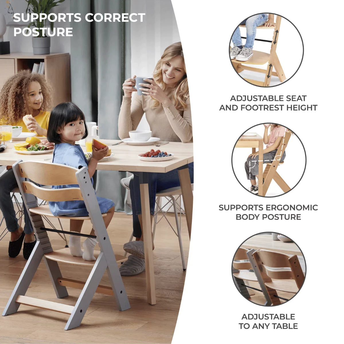 Kinderkraft Enock 3-In-1 High Chair