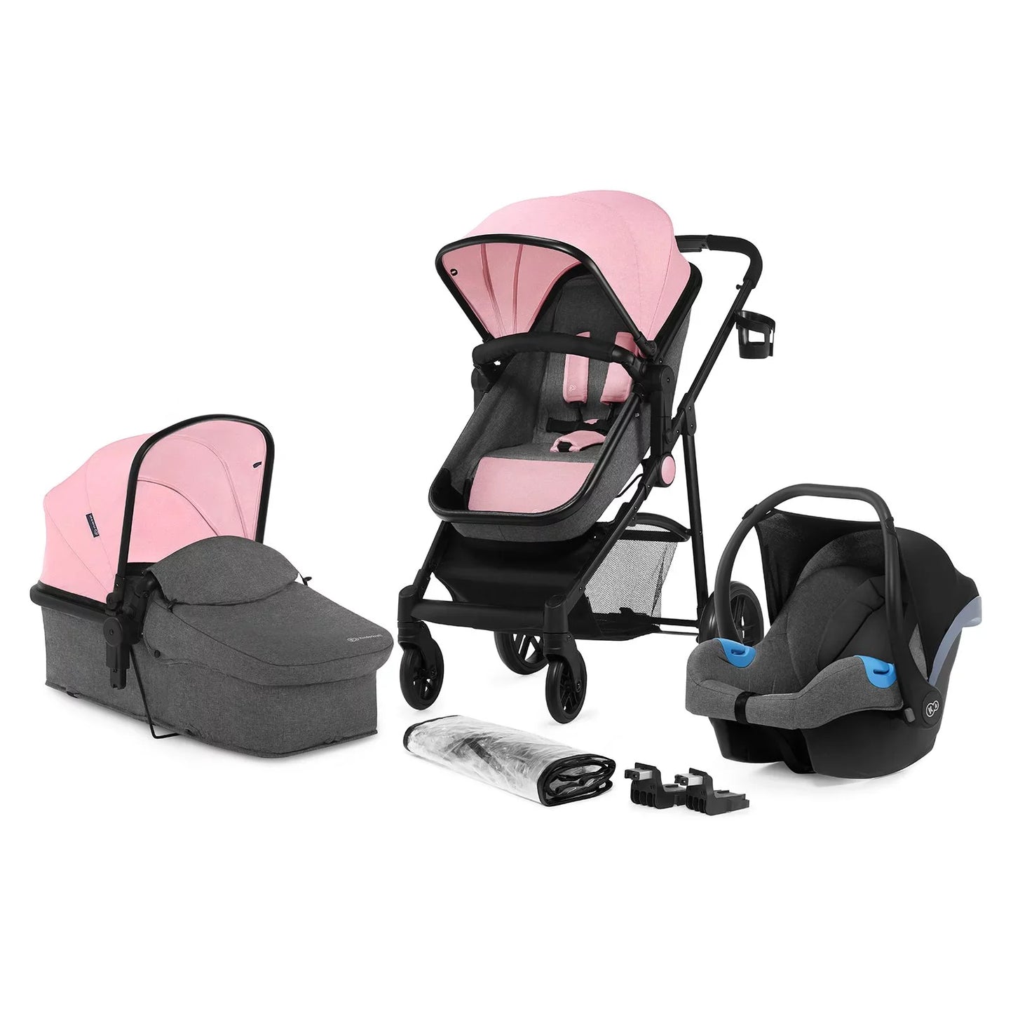 Kinderkraft 3-In-1 Juli Multifunction Pram With Travel System