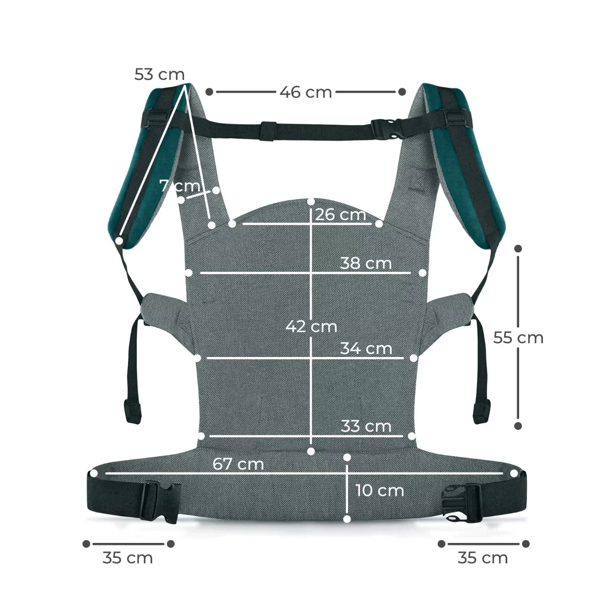 Kinderkraft Milo Ergonomic Baby Carrier