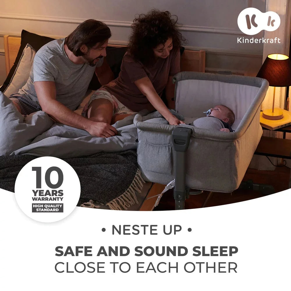 Kinderkraft Neste Grow 3-In-1 Co-Sleeper Cot