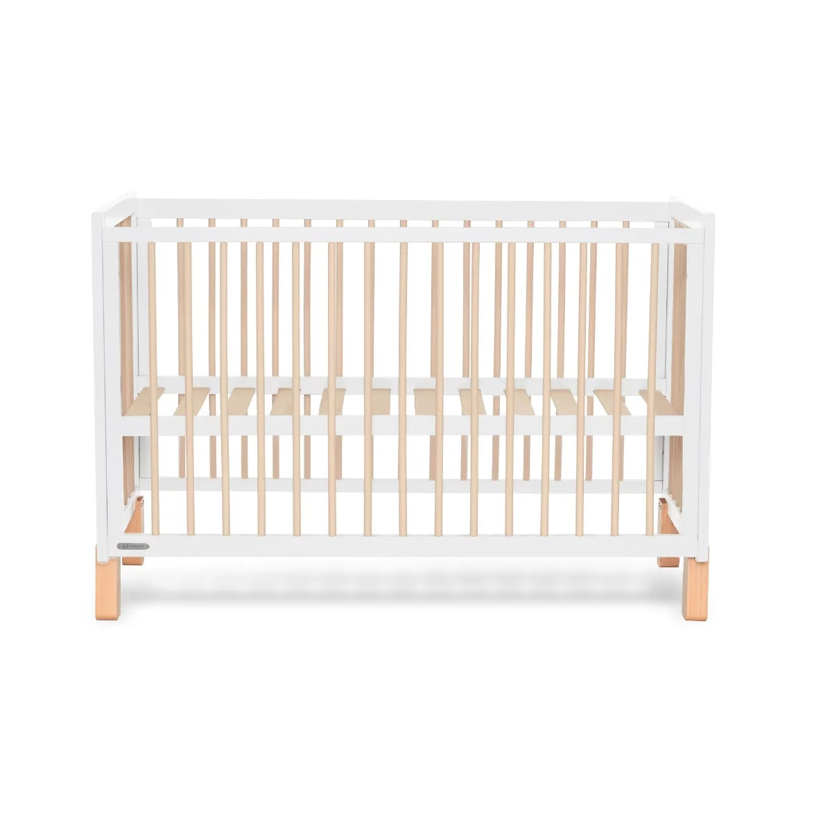 Kinderkraft Lunky 2-In-1 Wooden Cot With Mattress