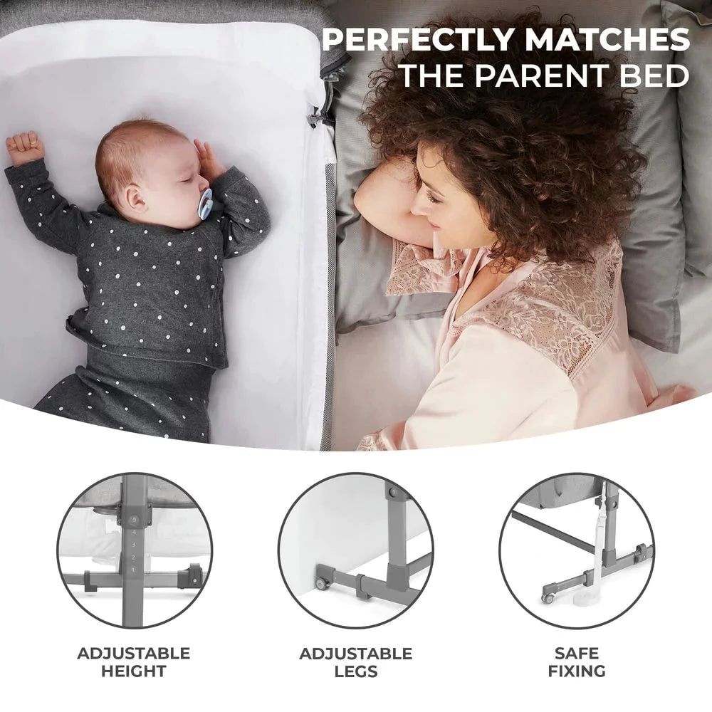 Kinderkraft Neste Grow 3-In-1 Co-Sleeper Cot