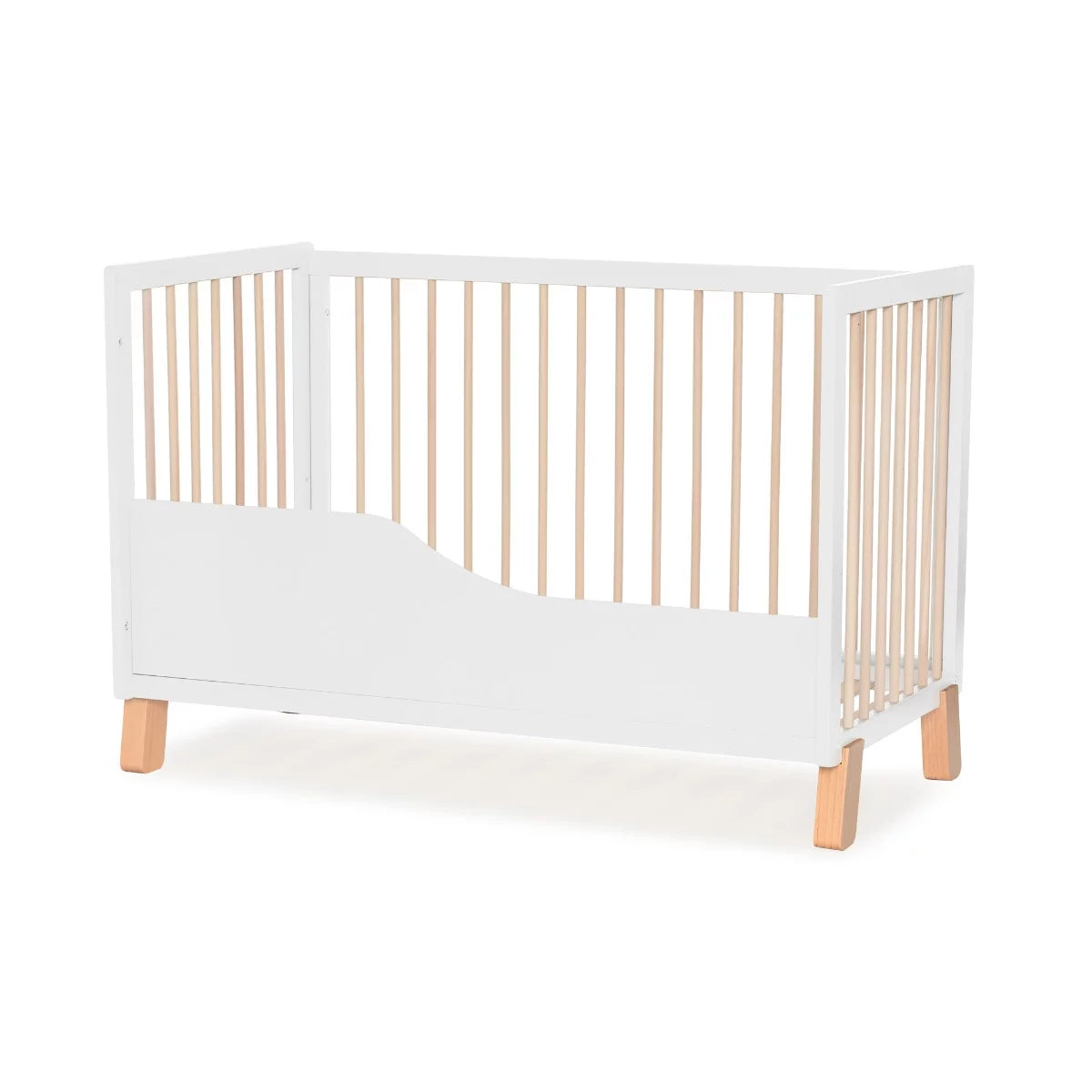 Kinderkraft Lunky 2 In 1 Wooden Cot With Mattress babylaux