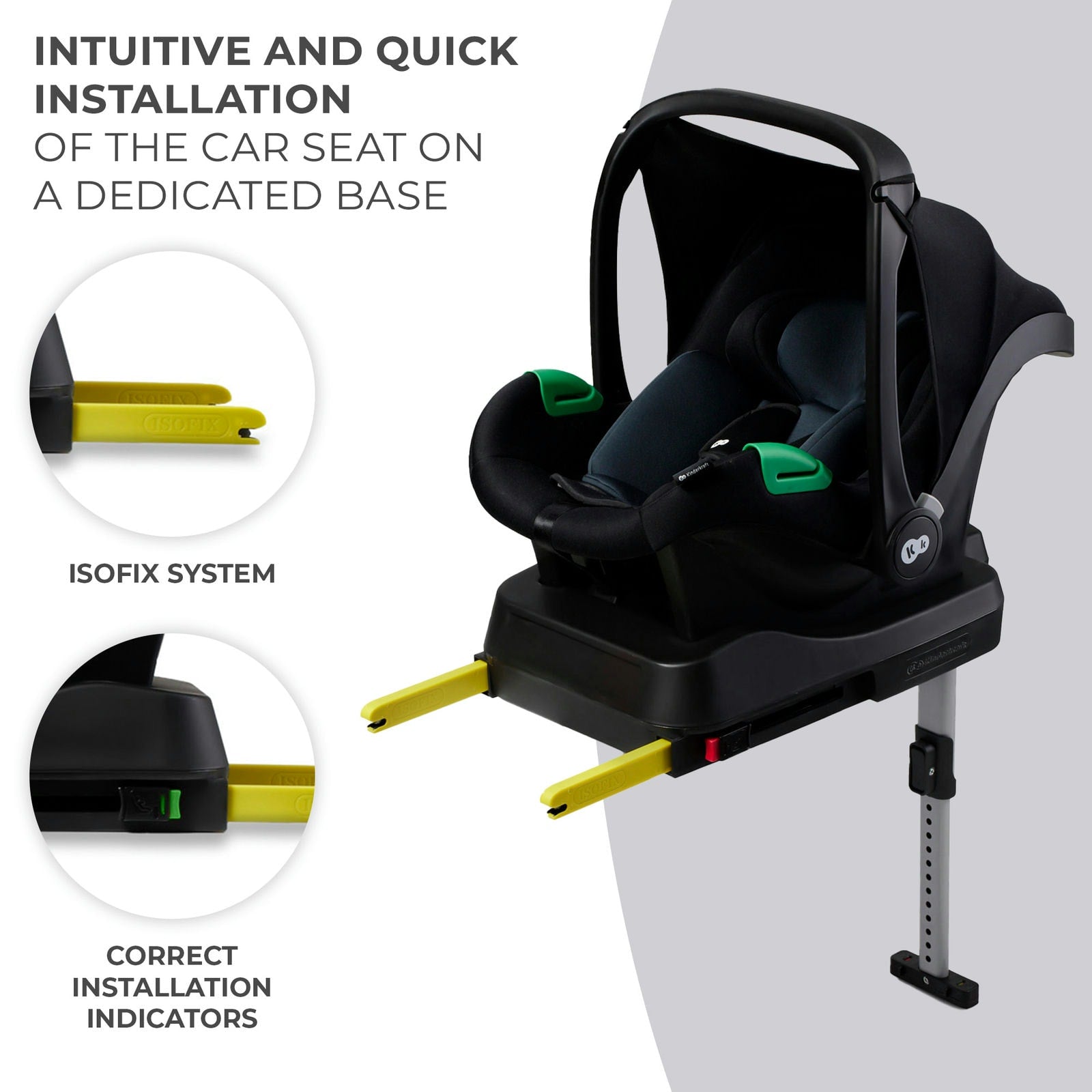 Isofix clearance base installation