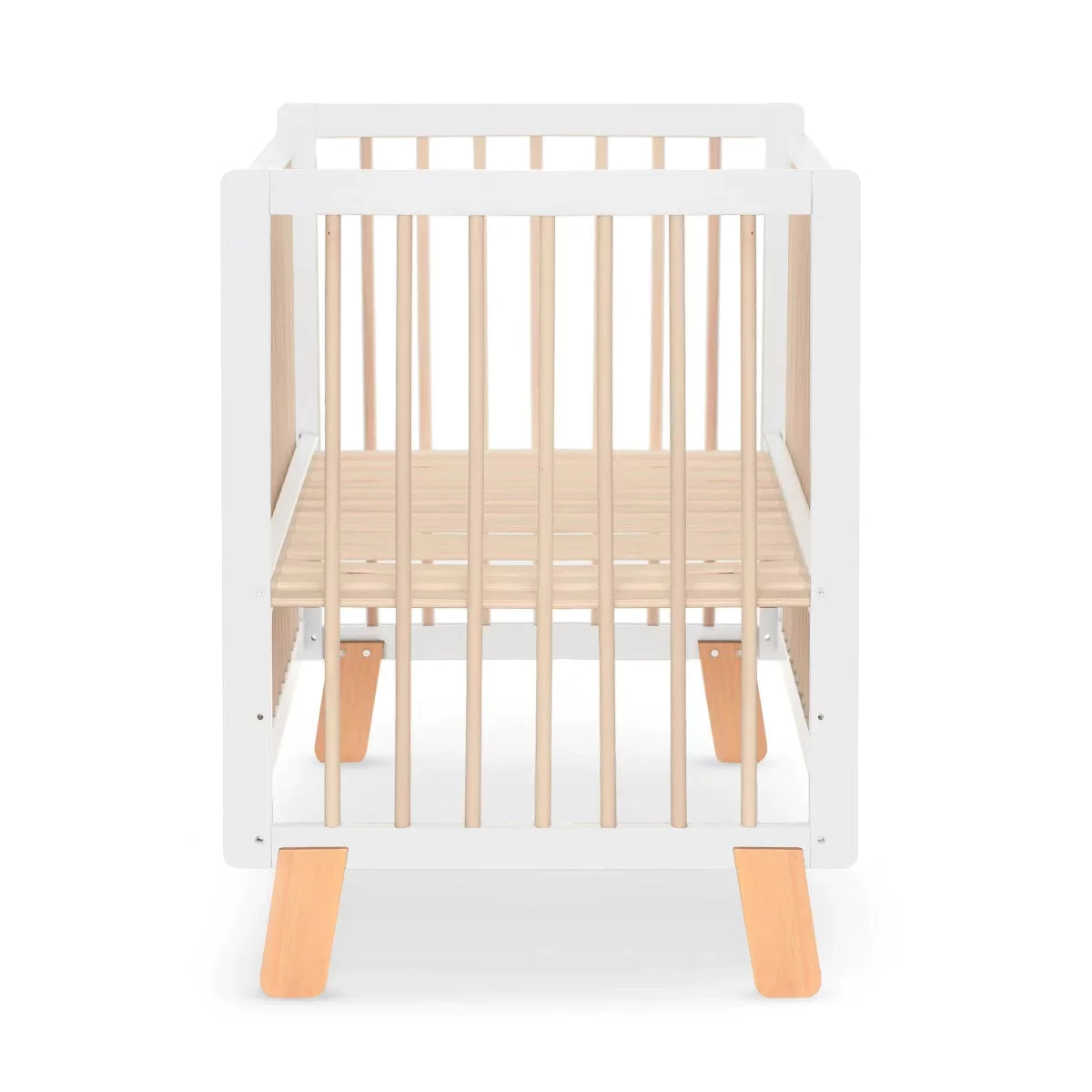 Kinderkraft Lunky 2-In-1 Wooden Cot With Mattress