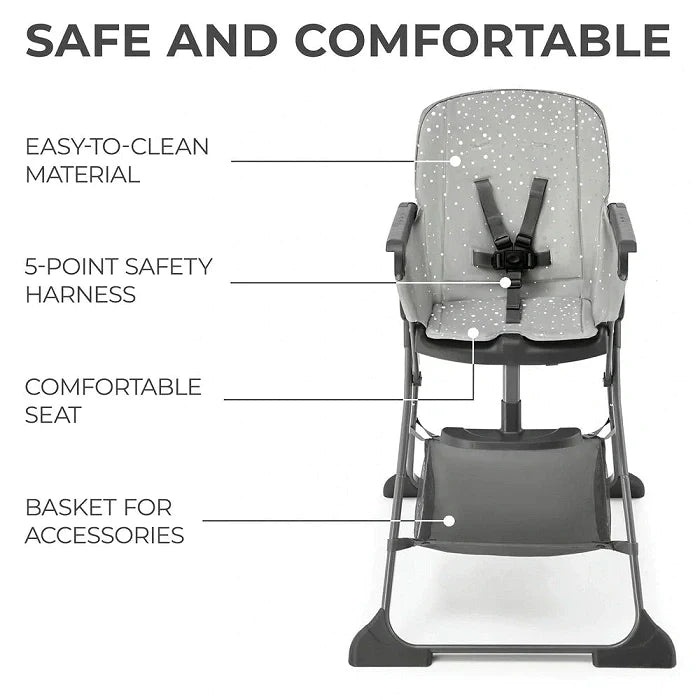 Easy to clean foldable high chair online