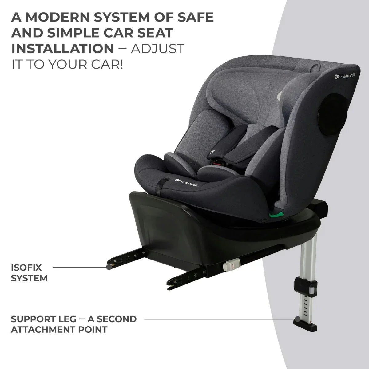 Kinderkraft I-360 i-Size 40-150 cm Car Seat