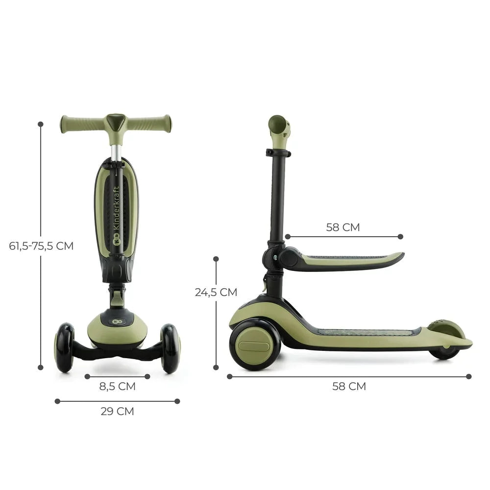 Kinderkraft Halley Balance Bike 2 In 1 – Bike And Scooter