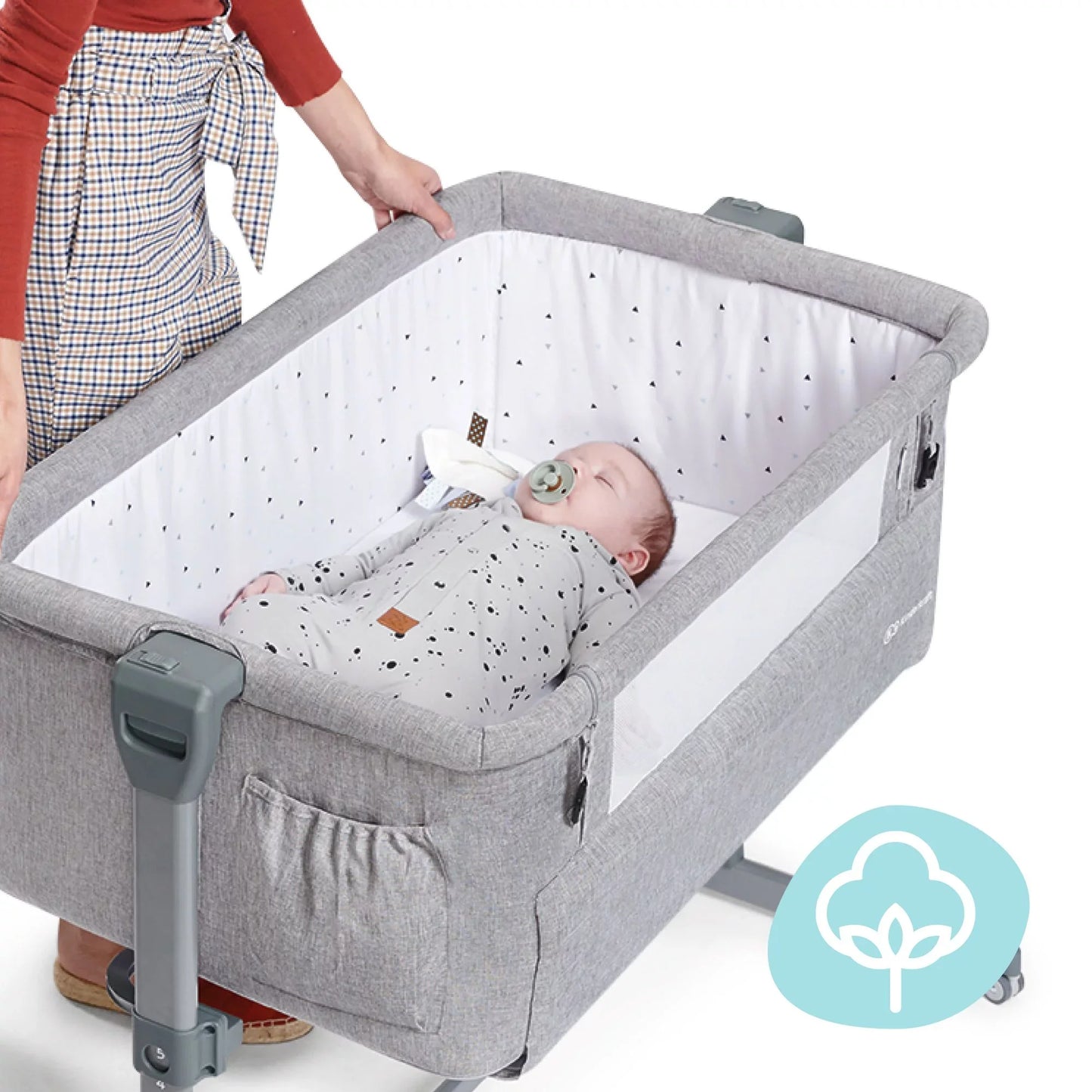 Kinderkraft Neste Grow 3-In-1 Co-Sleeper Cot