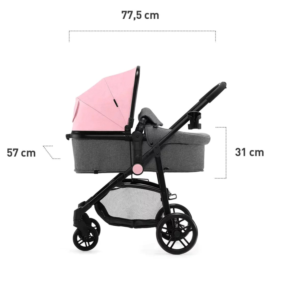 Kinderkraft 3-In-1 Juli Multifunction Pram With Travel System