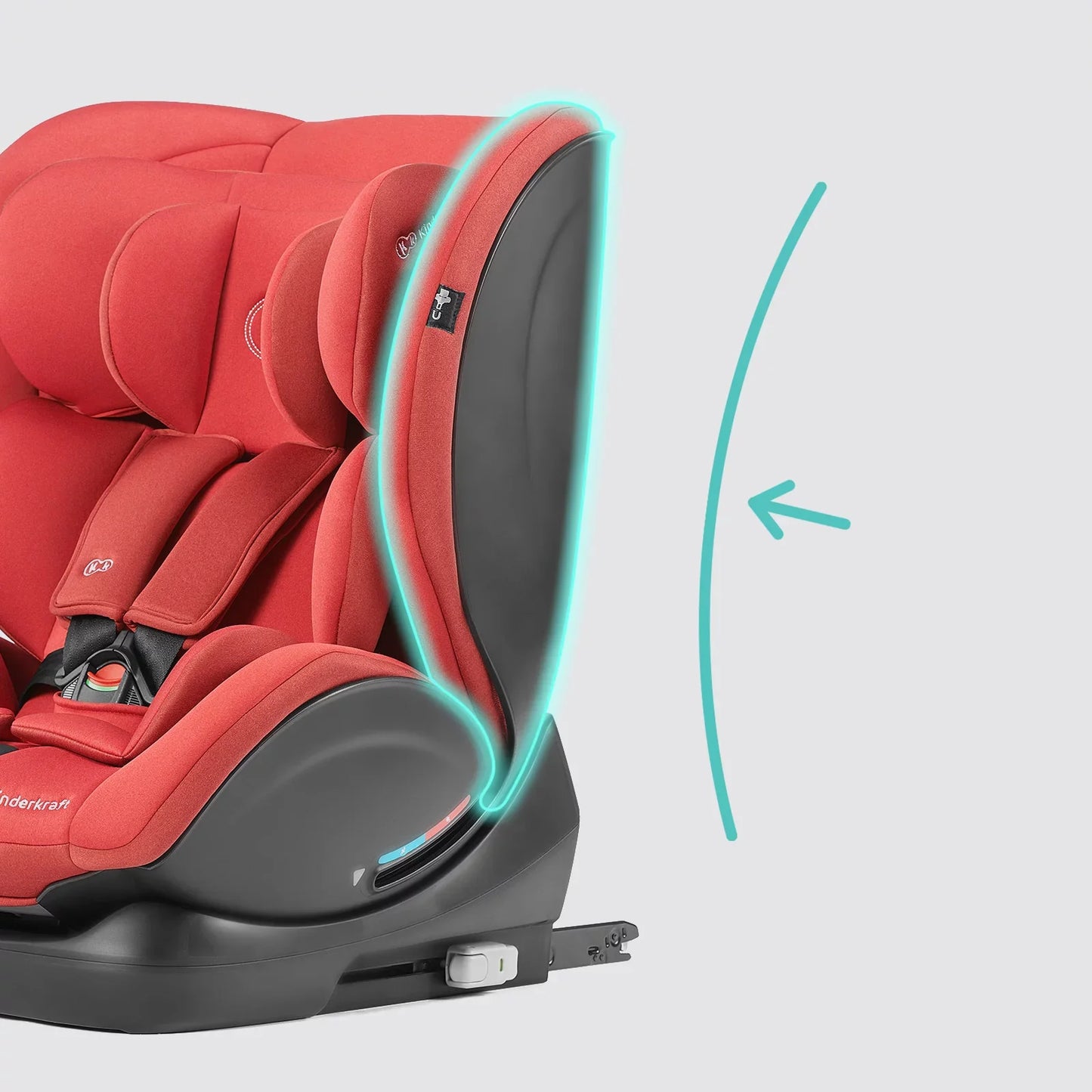 Kinderkraft Myway car seat – from birth to approx. 12 years (0-36 kg, rwf 0-18 kg)