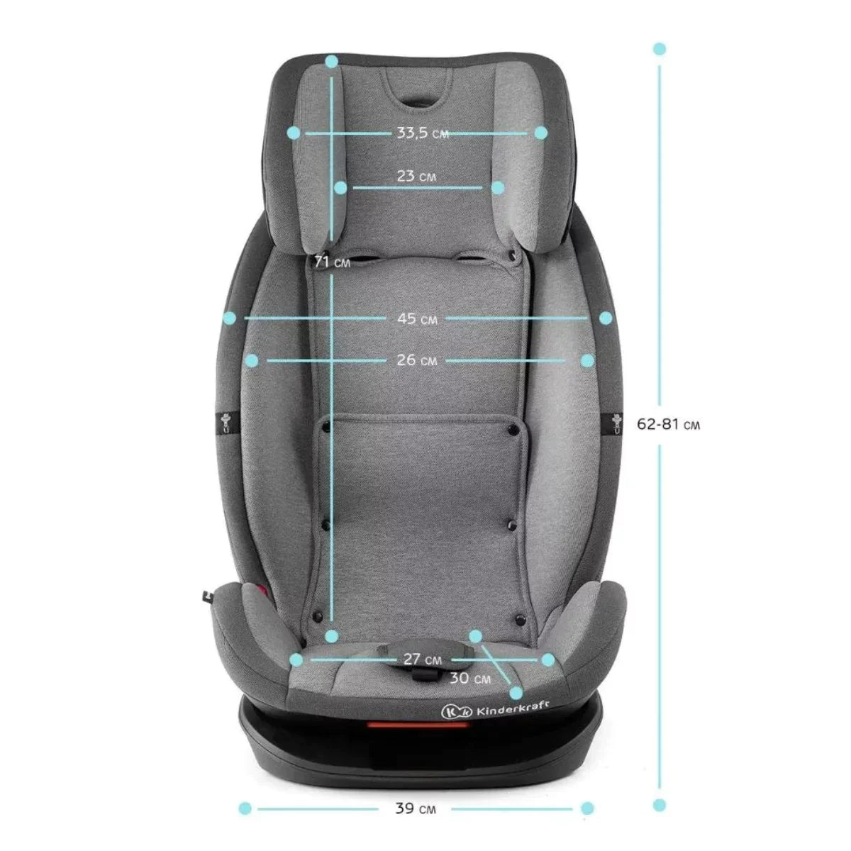 Kinderkraft Oneto3 2021 9-36 kg car seat