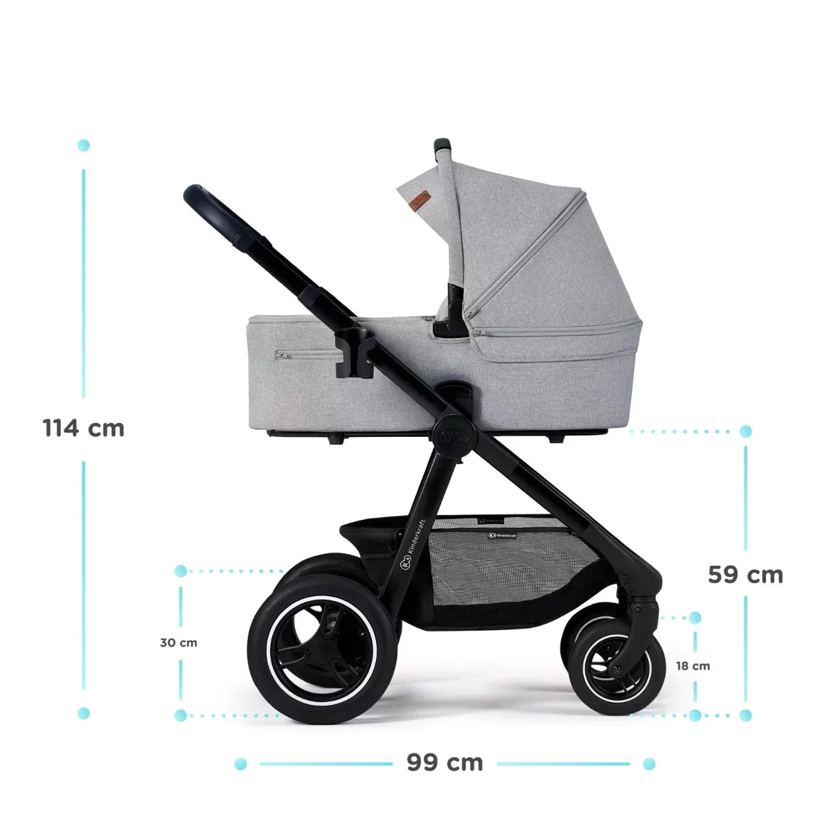 Kinderkraft Everyday 2-In-1 Multi-Functional Pushchair