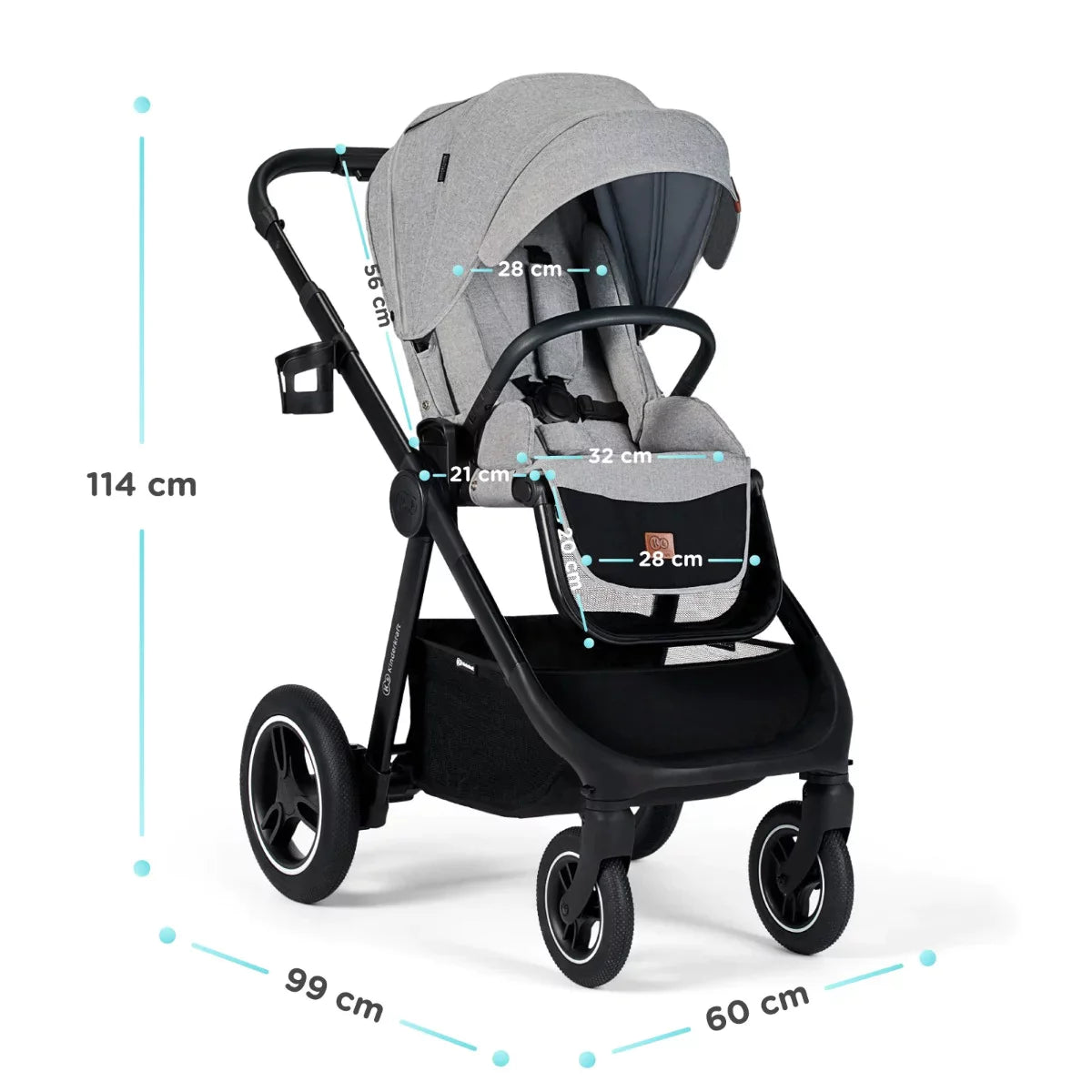 Kinderkraft Everyday 2-In-1 Multi-Functional Pushchair