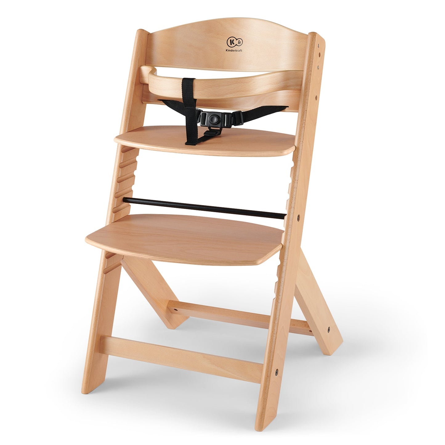 Kinderkraft ENOCK 2-in-1 high chair with a guard rail
