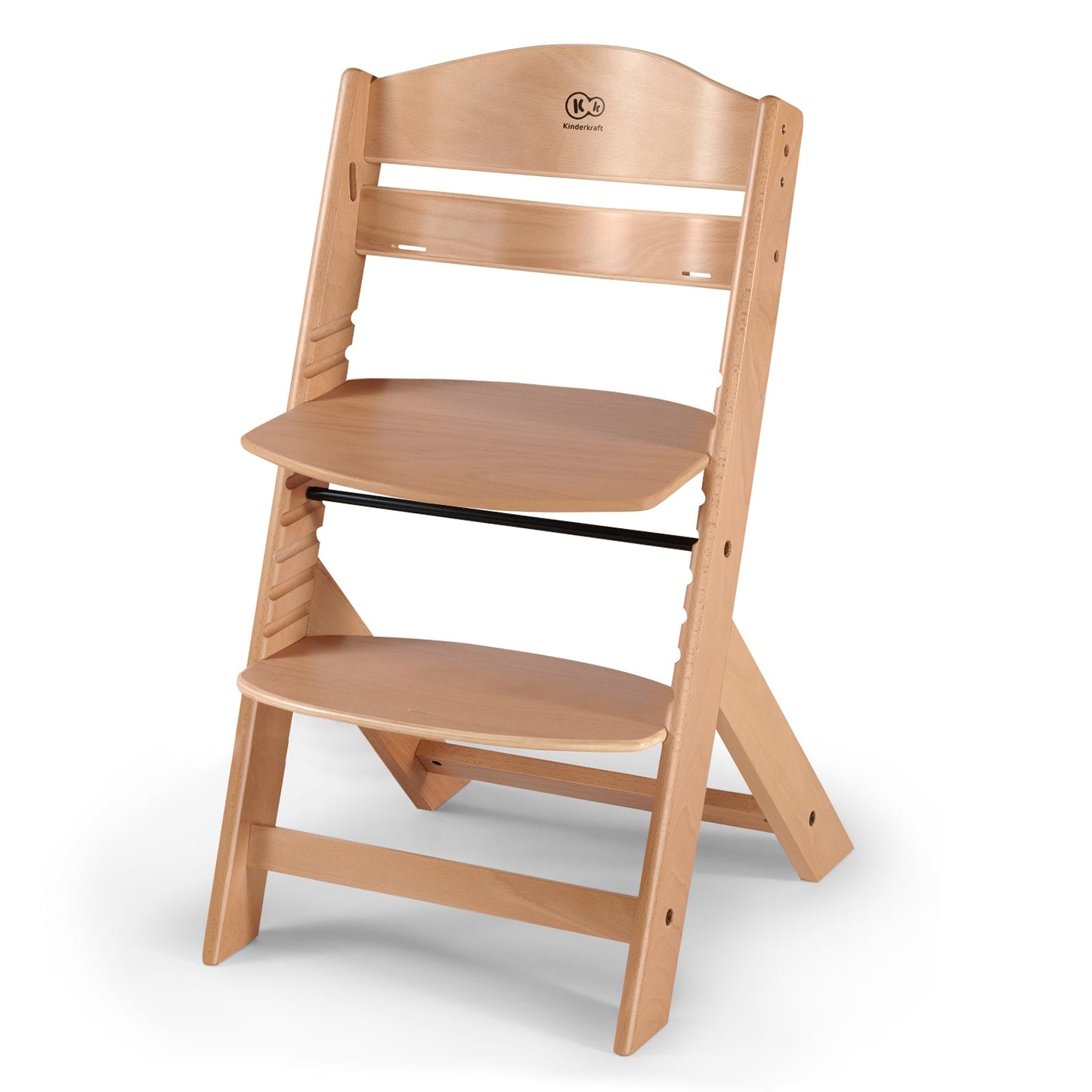 Kinderkraft ENOCK 2-in-1 high chair with a guard rail