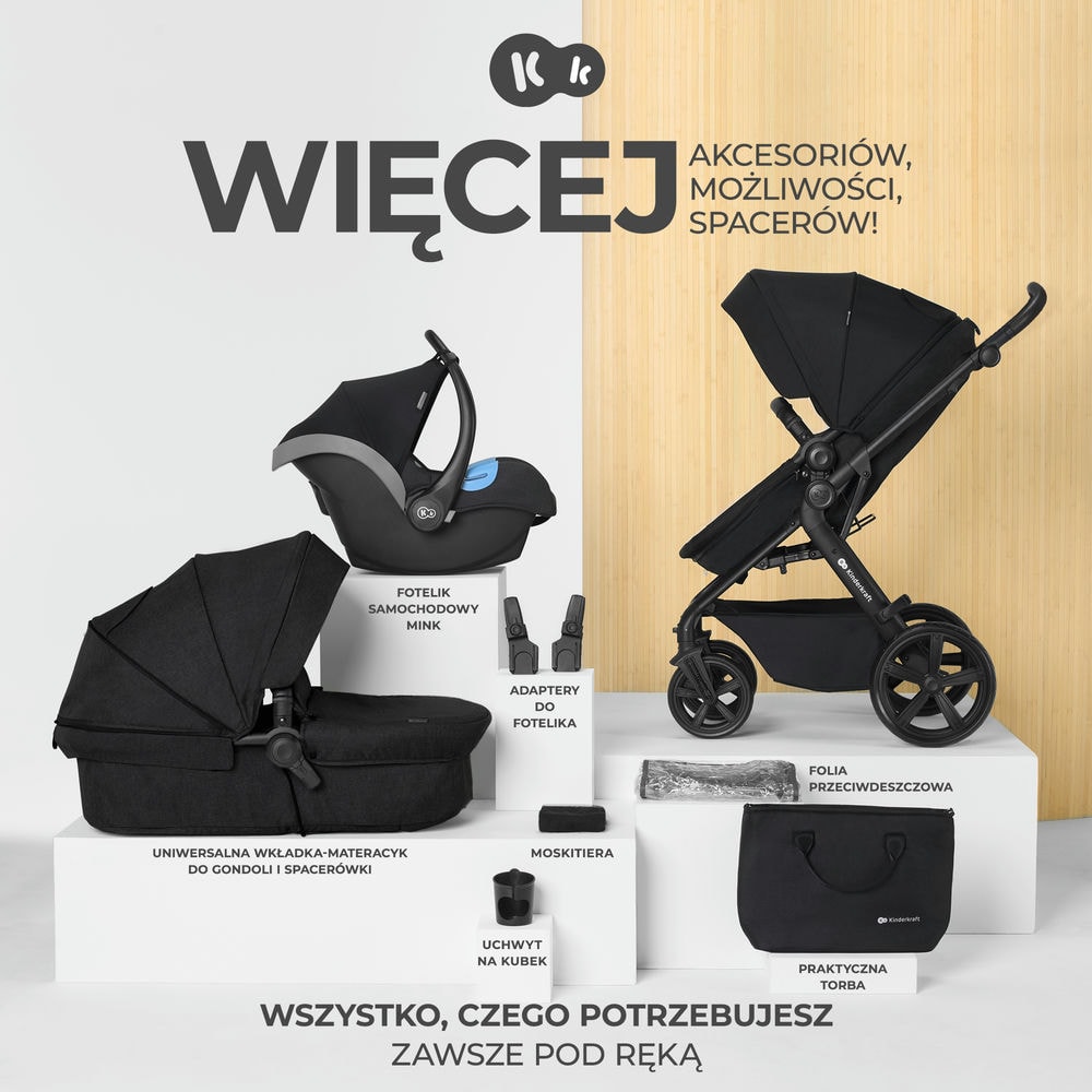 Travel Systems Multifunctional pushchair 3in1 A-TOUR